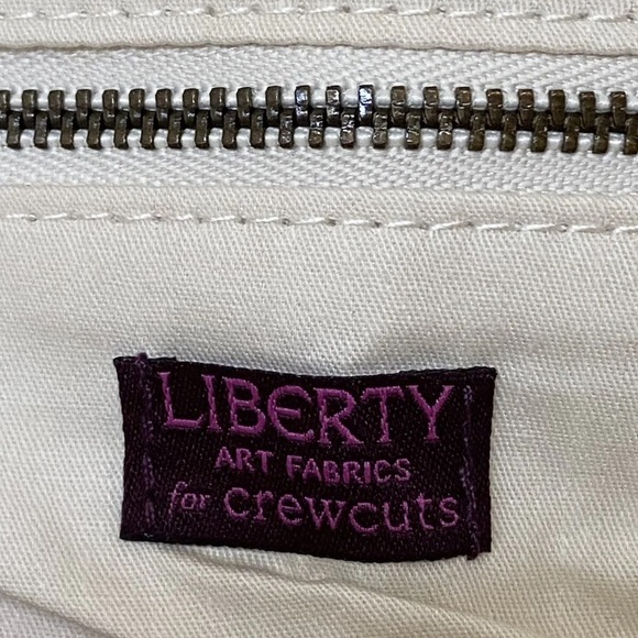 PREPPY LIBERTY LONDON ART FABRICS FOR CREWCUTS J CREW LAWN TOTE BAG FLORAL NWOT - Picture 6 of 7